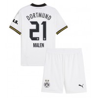 Borussia Dortmund Donyell Malen #21 Fußballbekleidung 3rd trikot Kinder 2024-25 Kurzarm (+ kurze hosen)